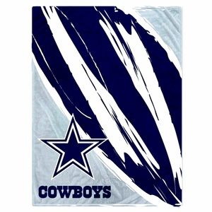 Dallas Cowboys Plush Throw 60” X 80” Super Soft Blanket Retro Jazz Fleece